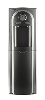 Кулер (диспенсер) ECOCENTER G-F4C со шкафчиком , серебристый картинки